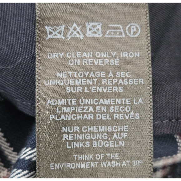 ASOS Tailored Slim Tapered Plaid Pants Preppy Academia Womens Size 10 (W31 L32) - Picture 11 of 11